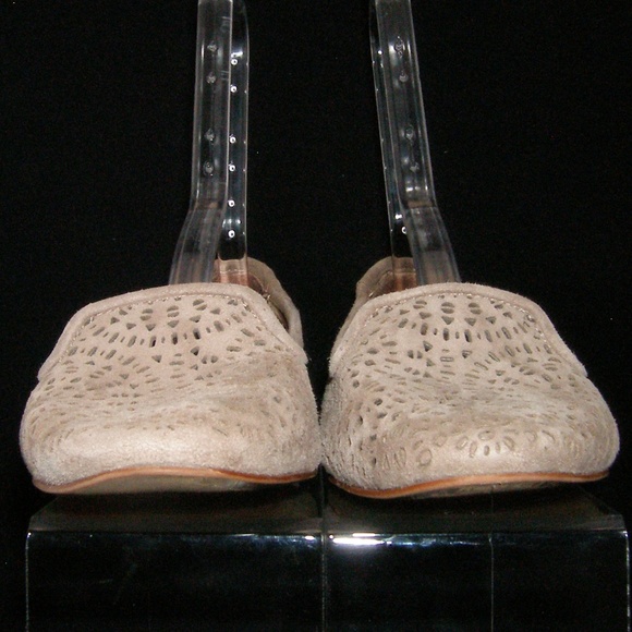 Vince Camuto Lanta tan leather laser cut flat 7.5M - Picture 6 of 8